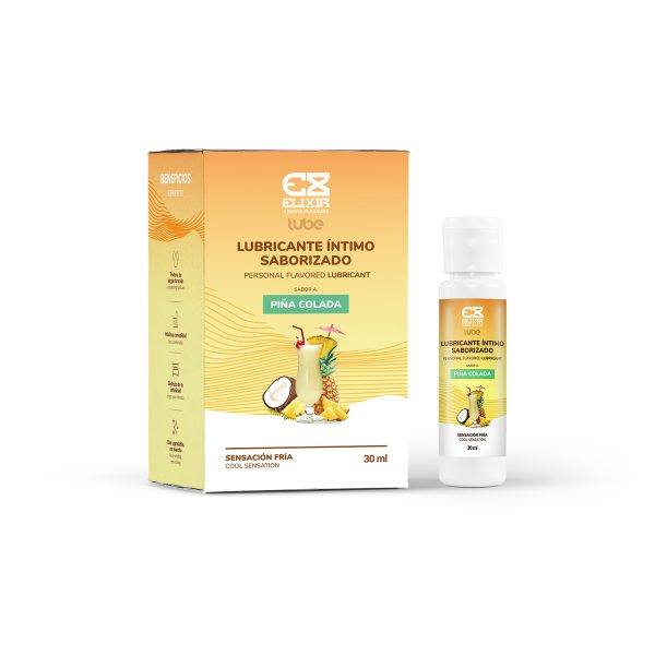 Lubricante Saborizado Piña Colada Elixir