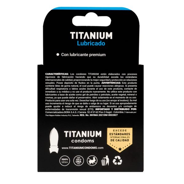 Condones Titanium Lubricado x 3 - Image 7