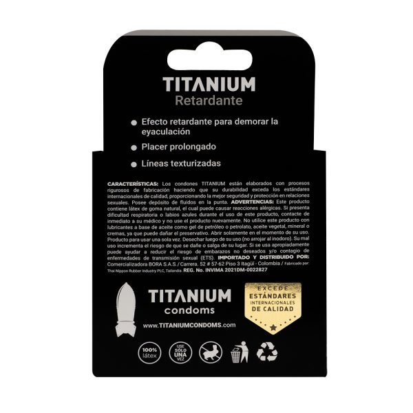 Condones Titanium Retardante x 3 - Image 7