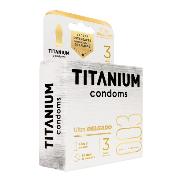 Condones Titanium Ultra Delgado x 3 - Máxima Sensibilidad y Protección - Image 7