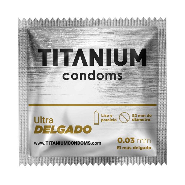 Condones Titanium Ultra Delgado x 3 - Máxima Sensibilidad y Protección - Image 5