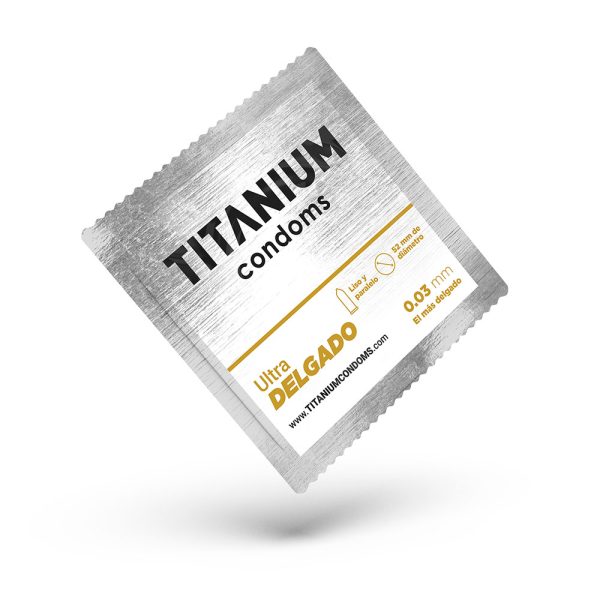 Condones Titanium Ultra Delgado x 3 - Máxima Sensibilidad y Protección - Image 3