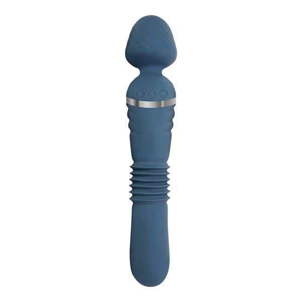 Vibrador Hitachi Dual y Penetrador Azul Oscuro - Image 2